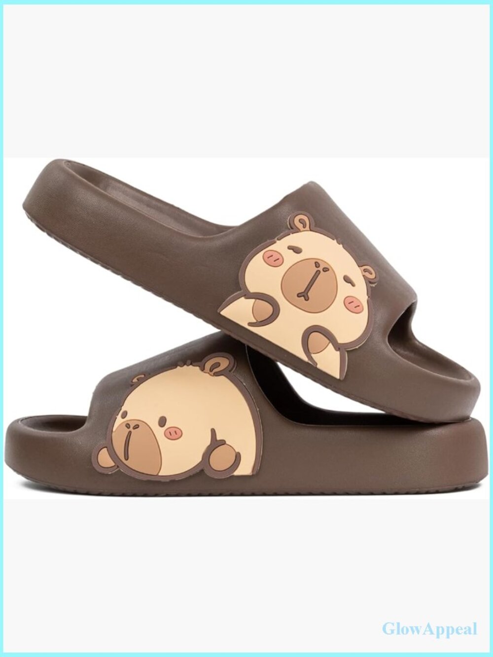 Cute Capybara Slides Non Slip Quick Drying Unisex Slippers